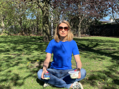 مقایسهی دو نوع خامهی غیر ایرانی در تورنتو کانادا