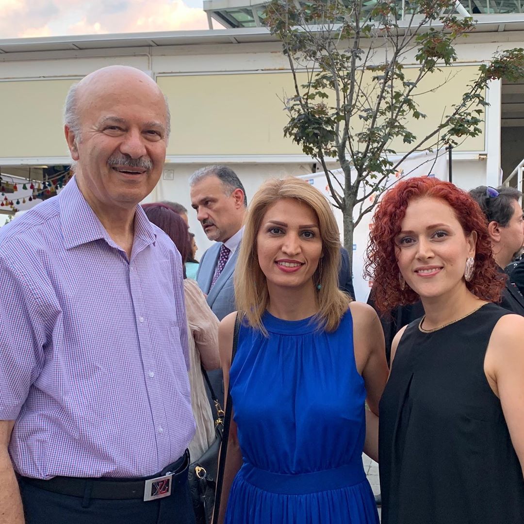 دکتر رضا مریدی در مراسم افتتاحیه و فرش قرمز تیرگان 2019 در تورنتو کانادا