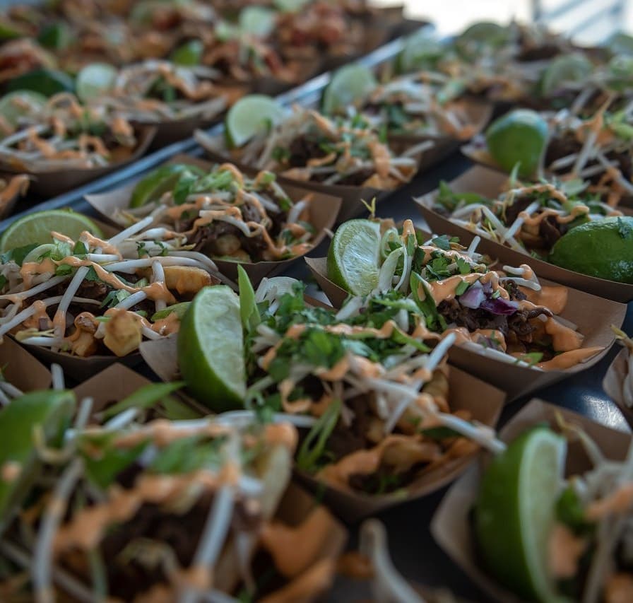 غرفههای غذا در نمایشگاه ملی کانادا در تورنتو